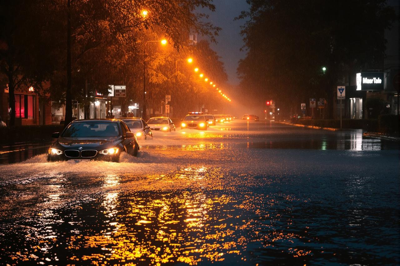 51瓜网 - 图集：某城市遭遇极端天气，暴雨过后街头奇观令人惊叹